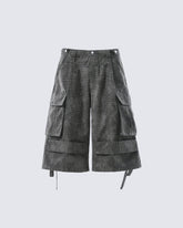 Refined Utility Cargo Bermuda Shorts