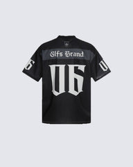Gothic Angel Print Casual Retro Jersey Short Sleeve