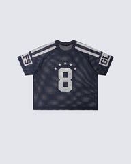 Vintage Wash Mesh Number Graphic Tee