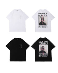 Trendy Round Neck Short Sleeve T-Shirt