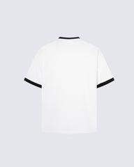 Graphic Contrast Trim Short Sleeve T-Shirt