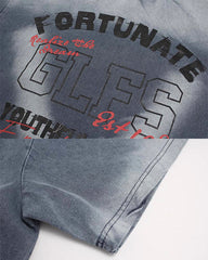 Vintage Washed Faded Graphic Casual T-Shirt