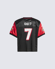 Sport Mesh Number Print Street Football Jersey
