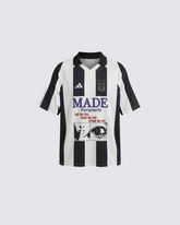 Graphic Striped Polo Jersey T-Shirt