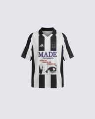 Graphic Striped Polo Jersey T-Shirt