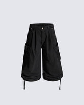 Street New Utility Wide-Leg Shorts