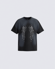 Gothic Mirror Graphic T-Shirt