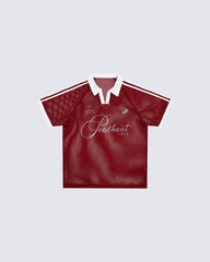 Vintage Mesh Number Graphic Polo Jersey Tee