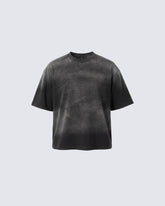 Boxy Sprayed Cotton Tee