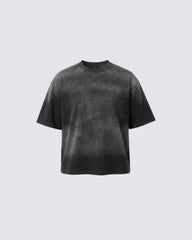 Boxy Sprayed Cotton Tee