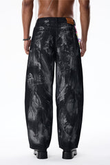 Blaze Light Straight Bleach Dye Jeans
