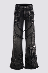 Flash Tone Bootcut Jeans