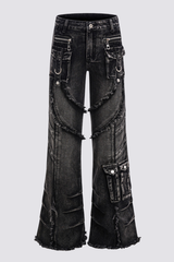 Flash Tone Bootcut Jeans