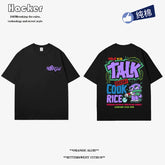 Vintage Cartoon Cotton T-Shirt – Retro Streetwear Tee