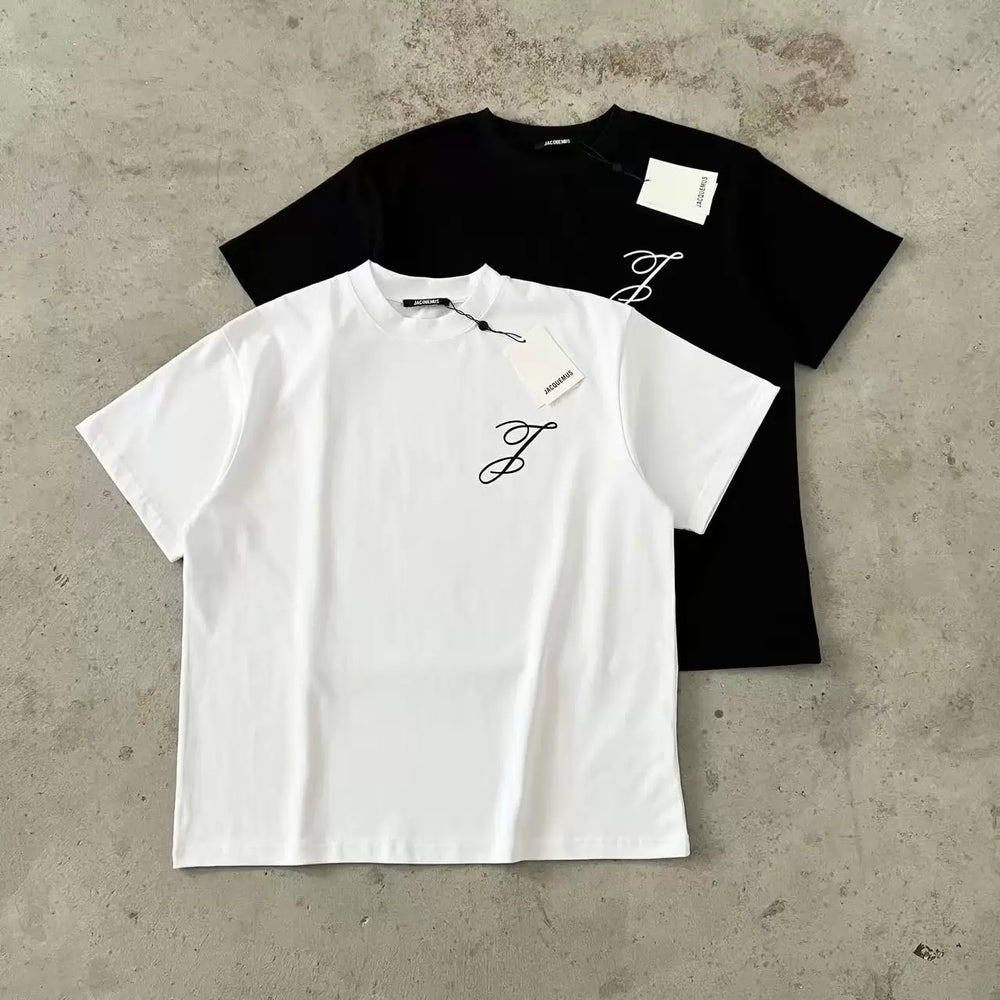 Jacquemus J Logo Print Unisex Crew Neck T-Shirt