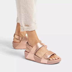 FitFlop Women's Flat Roman Strap Sandals Summer Comfort Slides