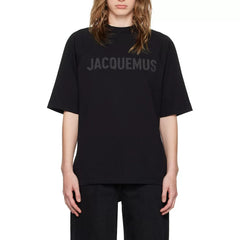 Jacquemus Logo Print Cotton Unisex Crew Neck T-Shirt