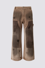 Riot Code Dye Wide Leg Jeans
