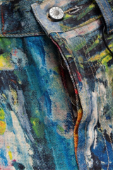 Starlight Heat Graffiti Straight Jeans