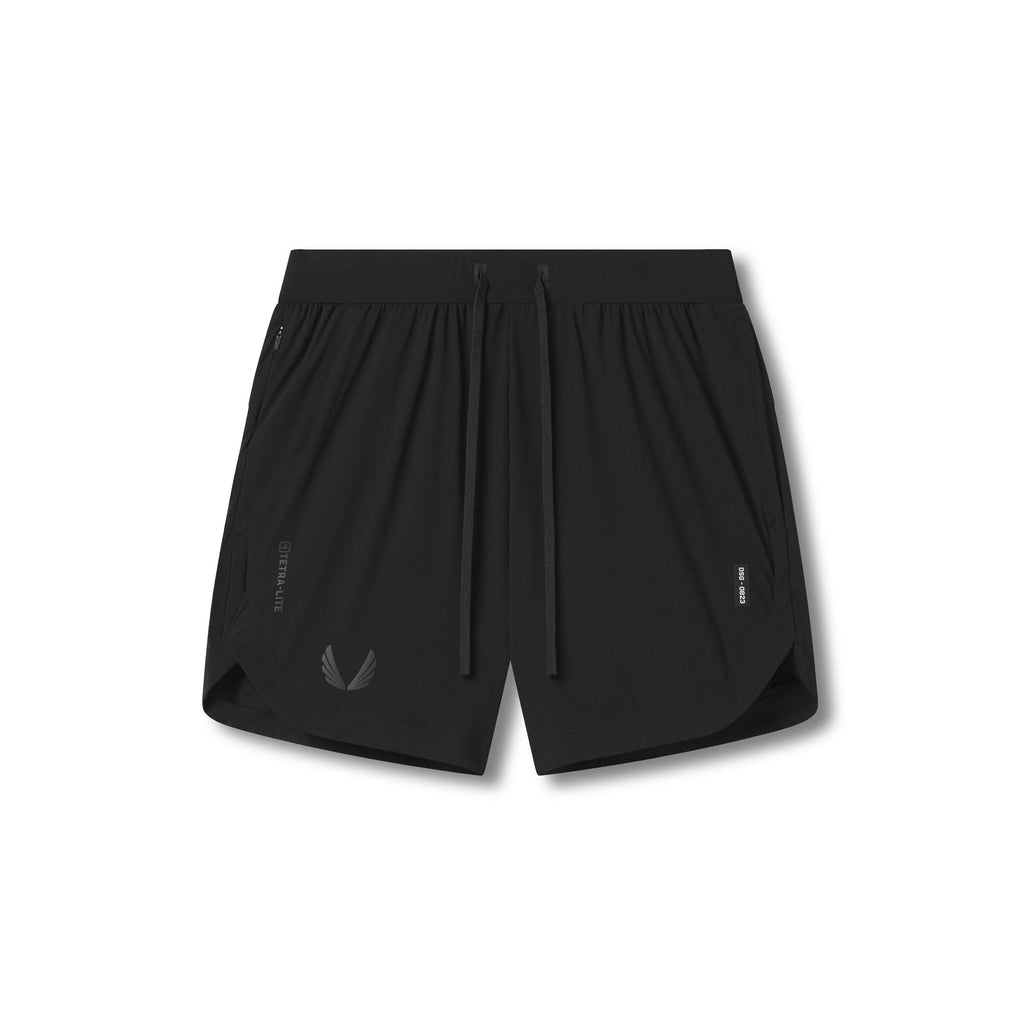0823. Tetra-Lite® 7" Linerless Short - Black "Wings"