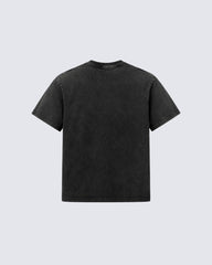 Retro Washed Flame Print Personalized T-Shirt