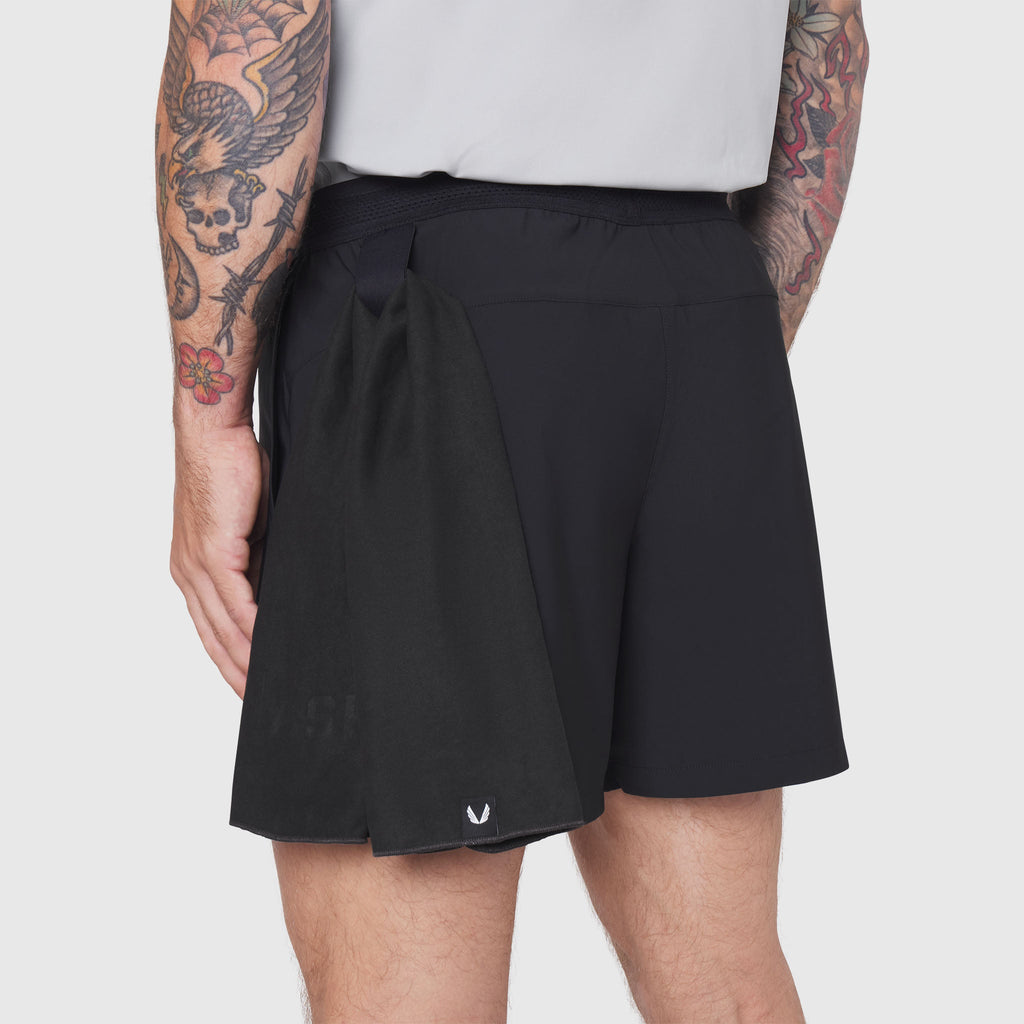 1195. TETRA-LITE® 5" Linerless Training Short - Black