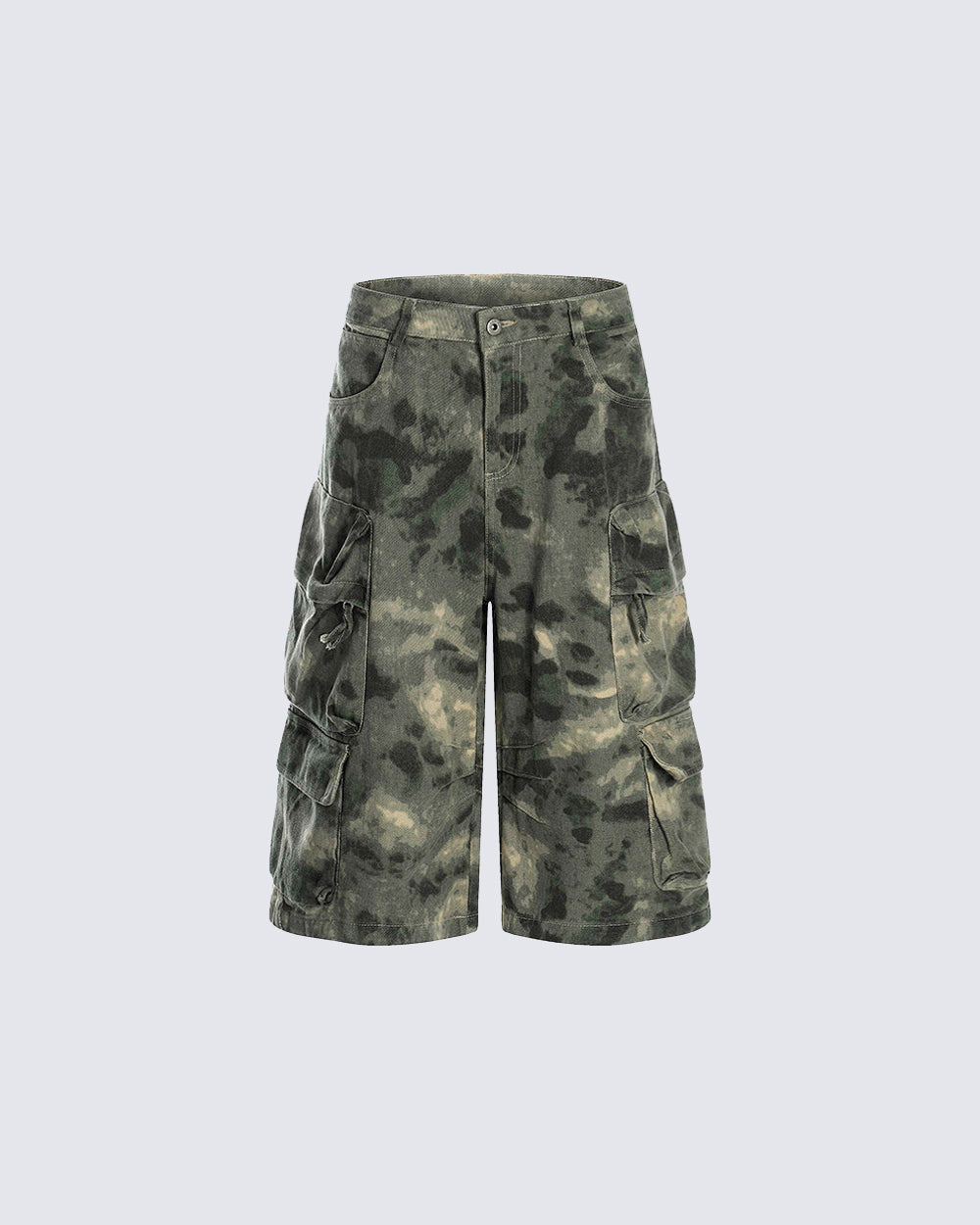 New Cotton Camouflage Cargo Seven-Quarter Shorts