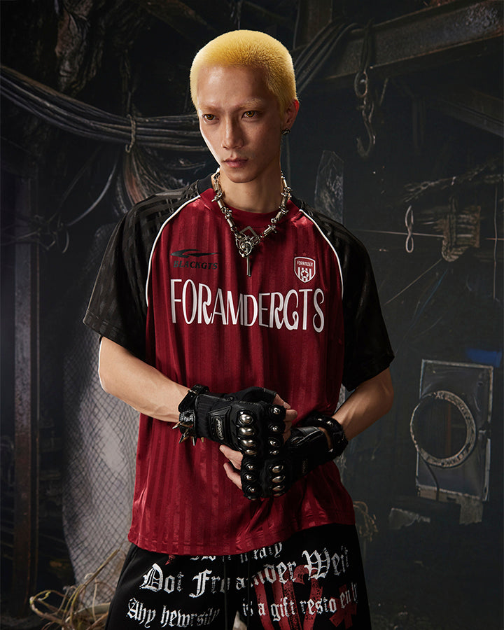 Retro Striped Star Number Jersey T-Shirt