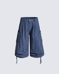 Street New Utility Wide-Leg Shorts