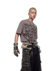 Hip-Hop Letter Print Short Sleeve T-Shirt New