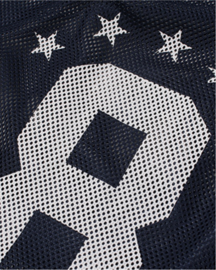 Vintage Wash Mesh Number Graphic Tee
