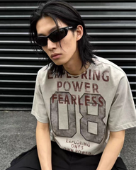 Vintage Number Print T-Shirt