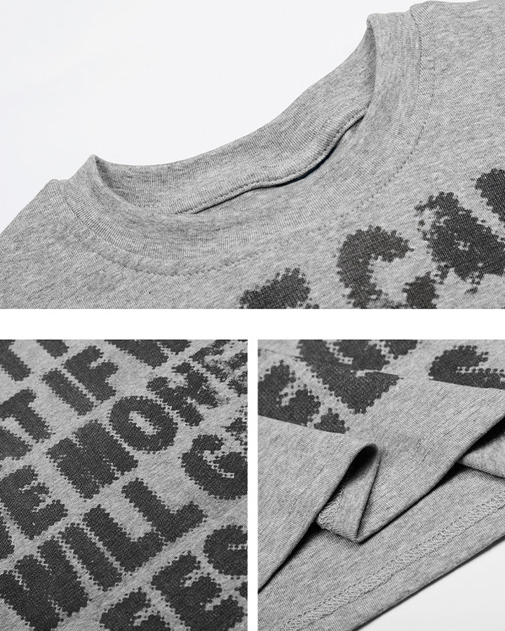 Hip-Hop Letter Print Short Sleeve T-Shirt New