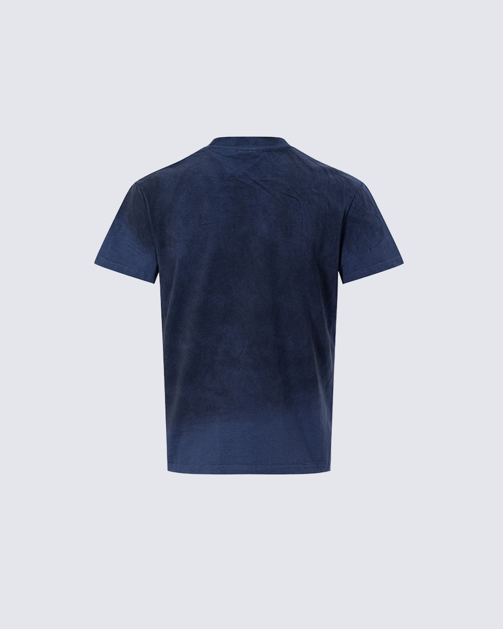 American Retro Tie-Dye Distressed Print Casual T-Shirt