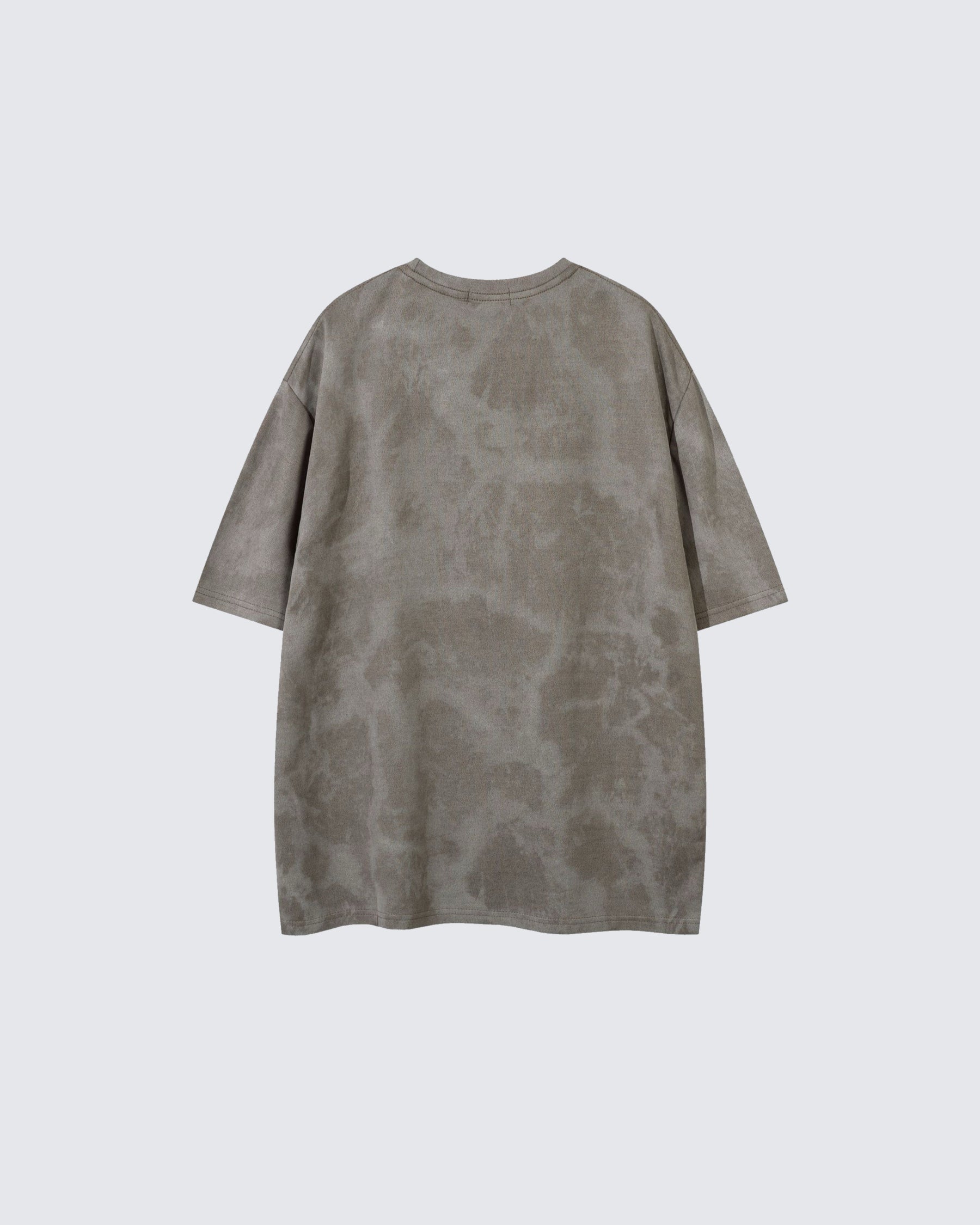 Tie-Dye Tribal Flame Graphic Oversized T-Shirt