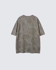 Tie-Dye Tribal Flame Graphic Oversized T-Shirt