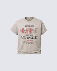 Graphic Letter Print Street Casual T Shirt