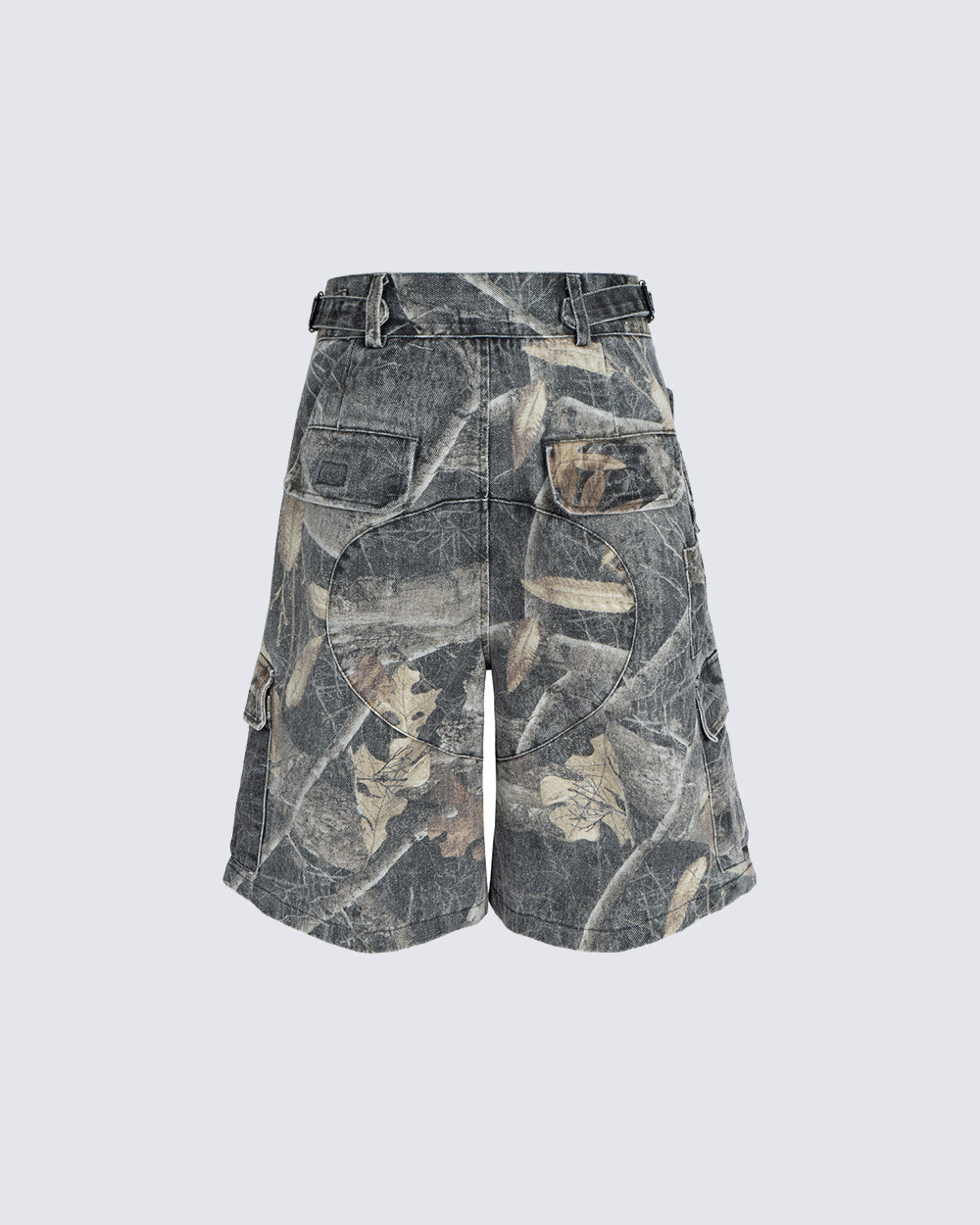 New Camo Utility Wide-Leg Shorts