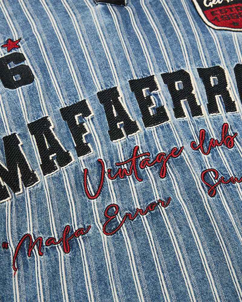 Vintage Striped Polo Shirt