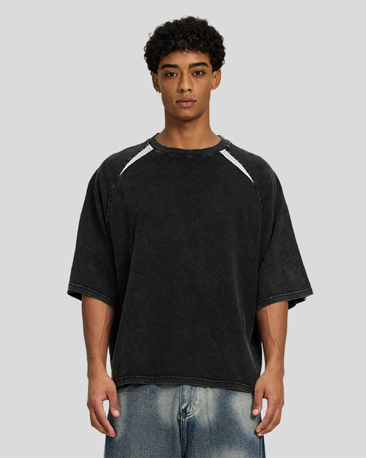Vintage Washed Raglan Sleeve T-Shirt