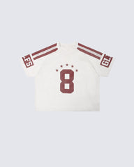 Vintage Wash Mesh Number Graphic Tee