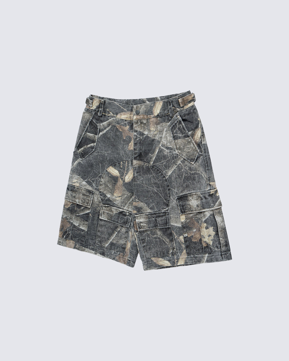 New Camo Utility Wide-Leg Shorts