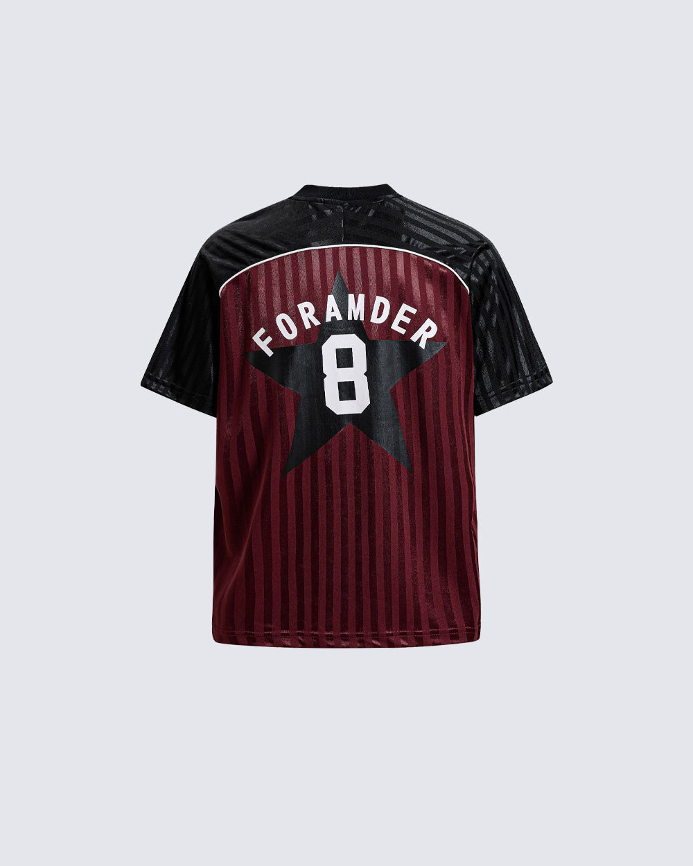 Retro Striped Star Number Jersey T-Shirt