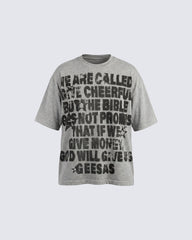 Hip-Hop Letter Print Short Sleeve T-Shirt New
