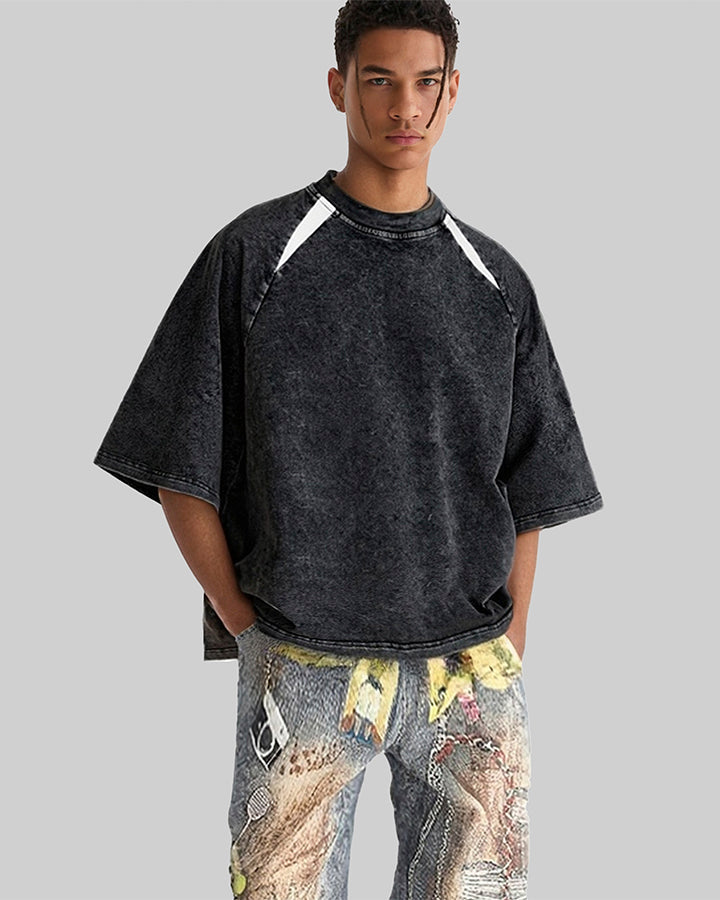 Vintage Washed Raglan Sleeve T-Shirt