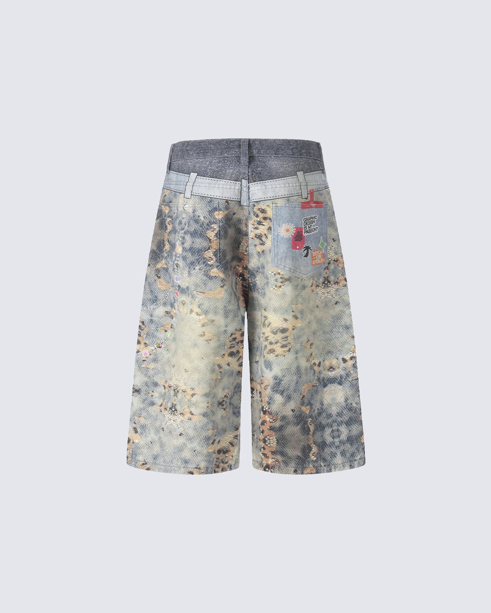 New Arrival 100% Cotton Printed Cargo Shorts