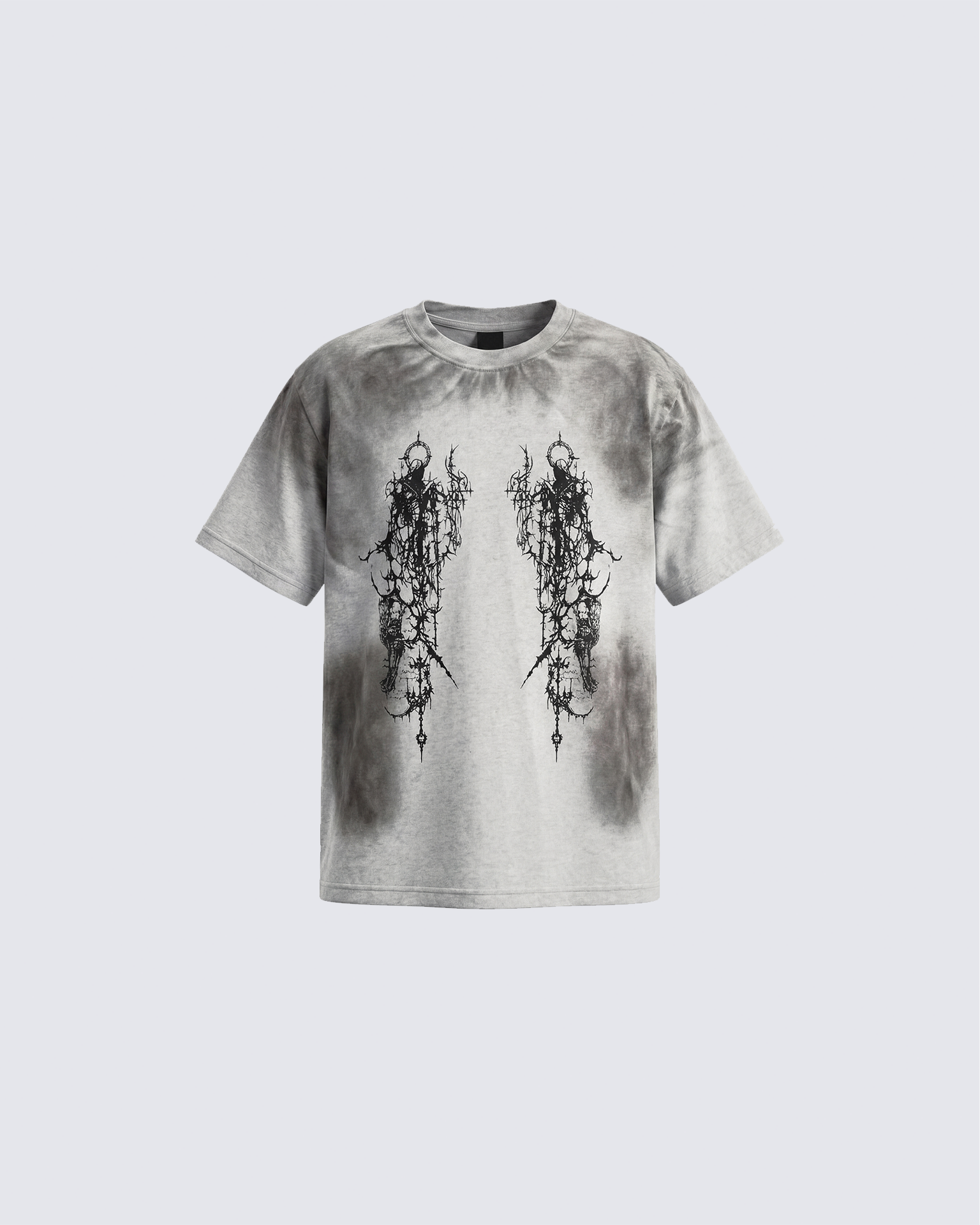 Gothic Mirror Graphic T-Shirt