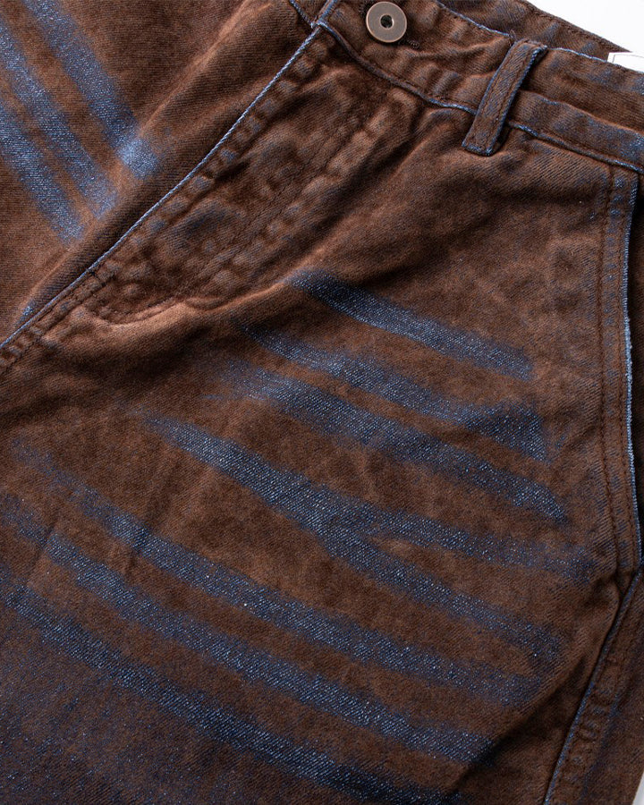 Brown Washed New Vintage Shorts
