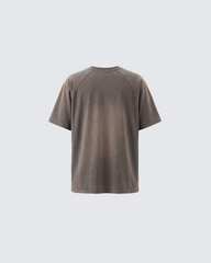 Vintage Rivet Panel Washed T-Shirt