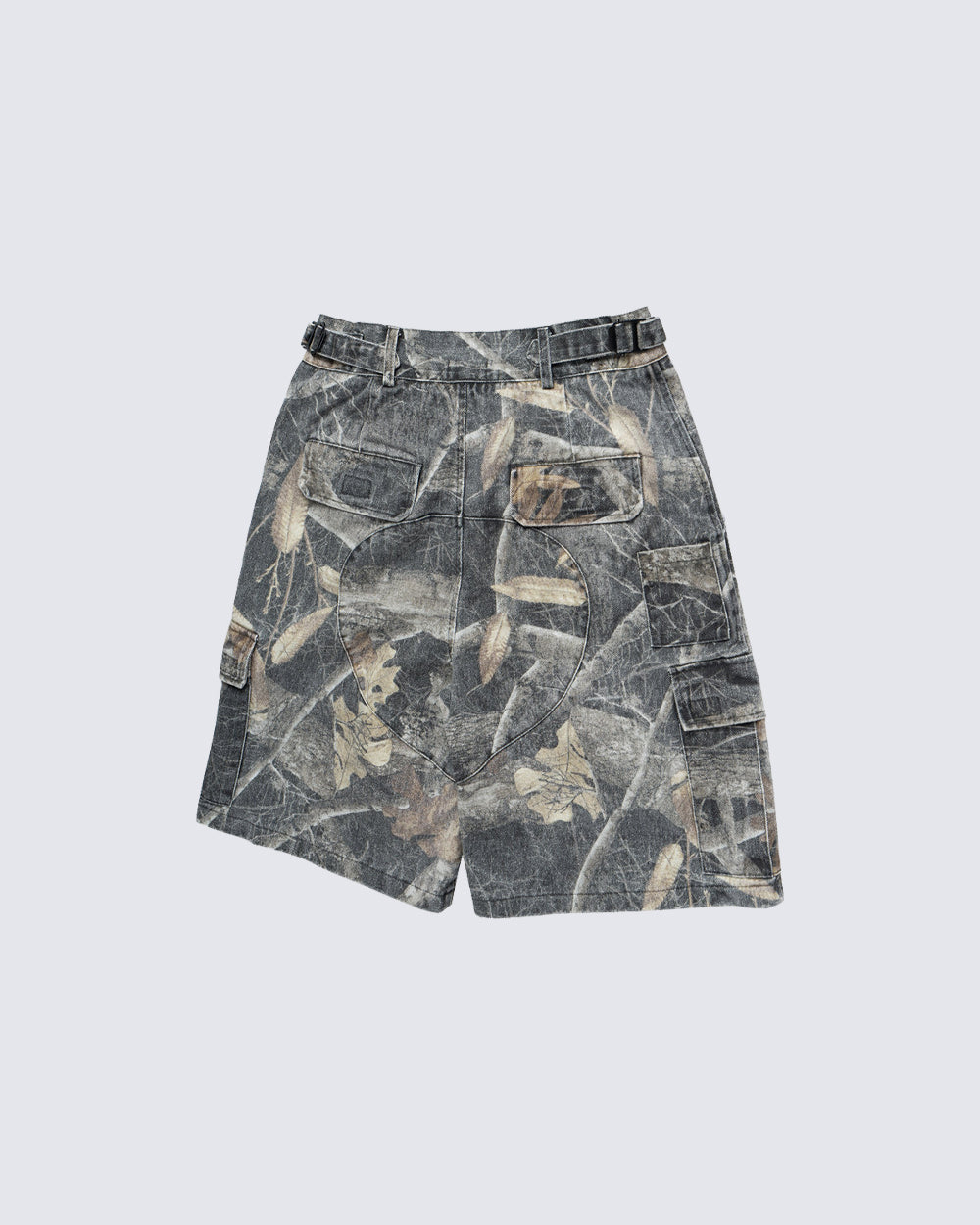 New Camo Utility Wide-Leg Shorts